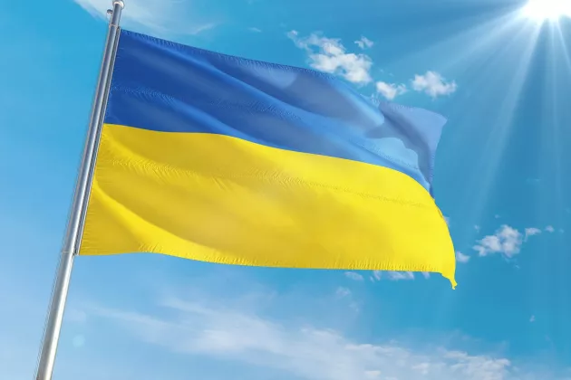 Ukrainas flagga. Foto: Pixabay.